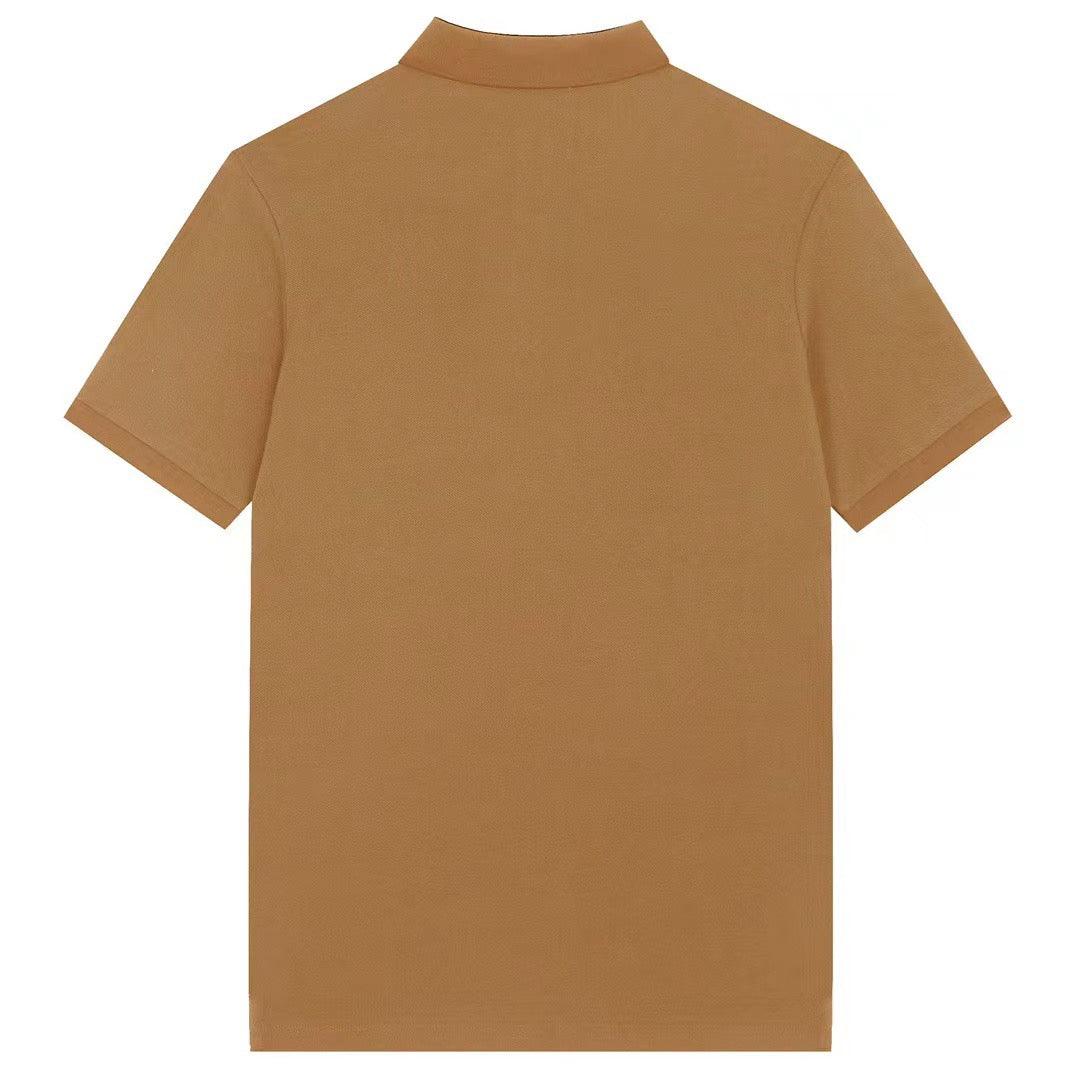 Burberry Brown T-Shirt With Collar - Banlieue91