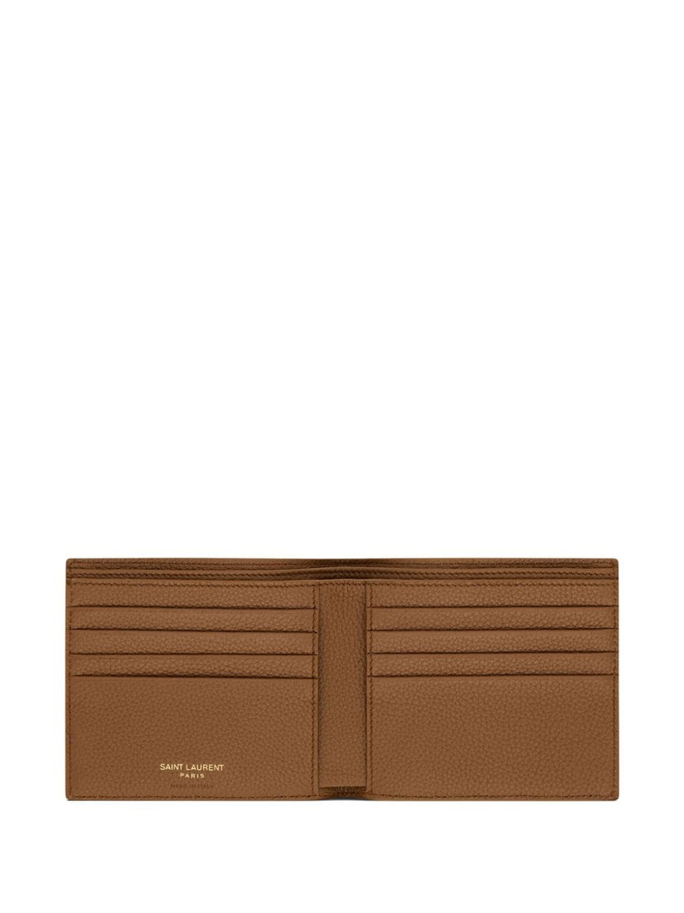 SAINT LAURENT Mini Leather Wallet & Card Holder - Banlieue91 -