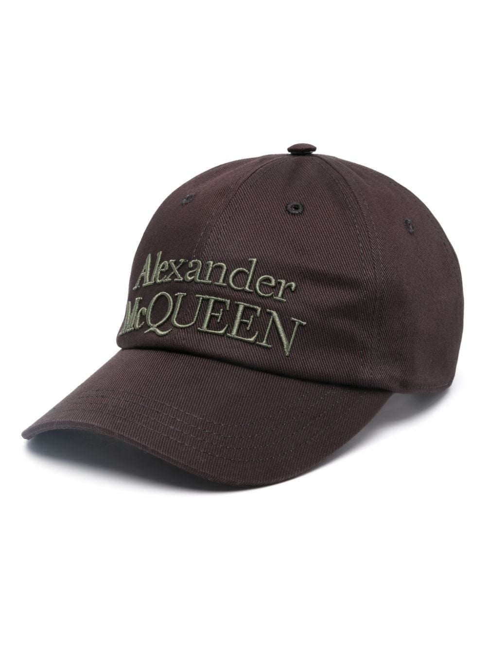 ALEXANDER MCQUEEN Embroidered Logo Cotton Cap - Men's Adjustable Fit - Banlieue91 -