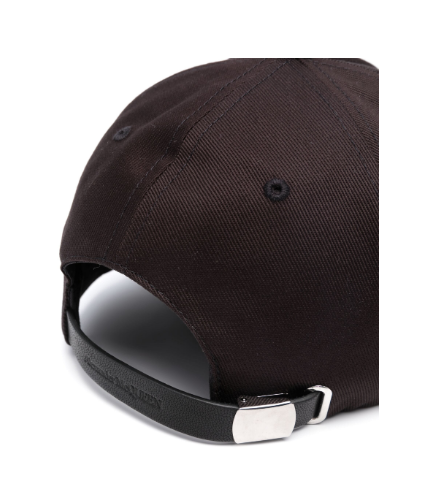 ALEXANDER MCQUEEN Embroidered Logo Cotton Cap - Men's Adjustable Fit - Banlieue91 -