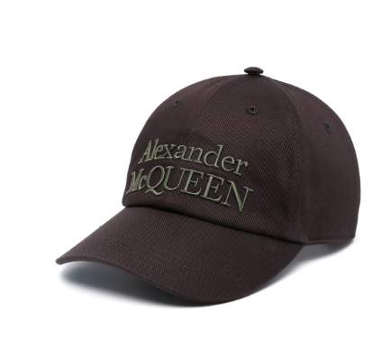 ALEXANDER MCQUEEN Embroidered Logo Cotton Cap - Men's Adjustable Fit - Banlieue91 -