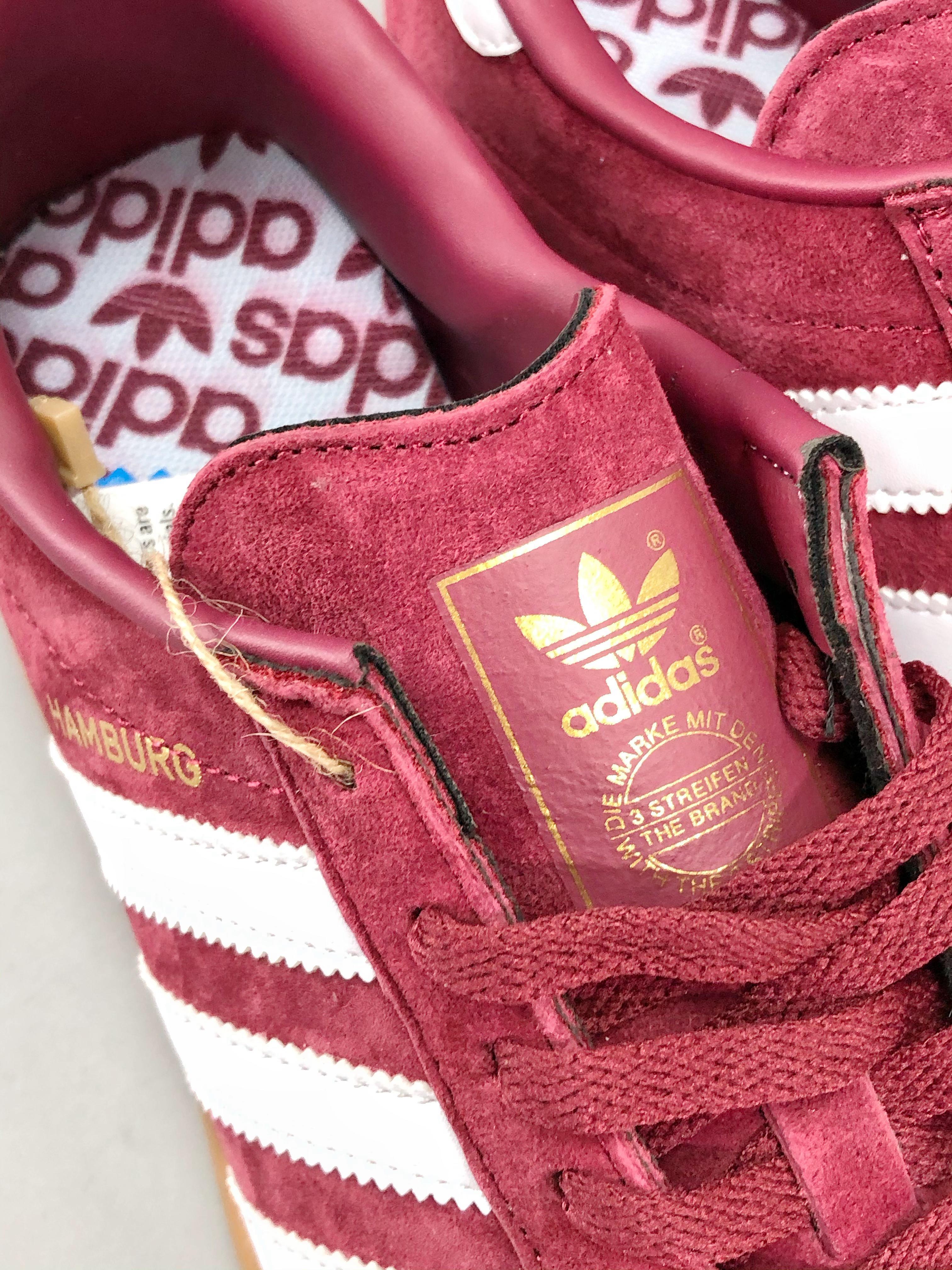 Adidas Originals Hamburg 'Red White' - Banlieue91