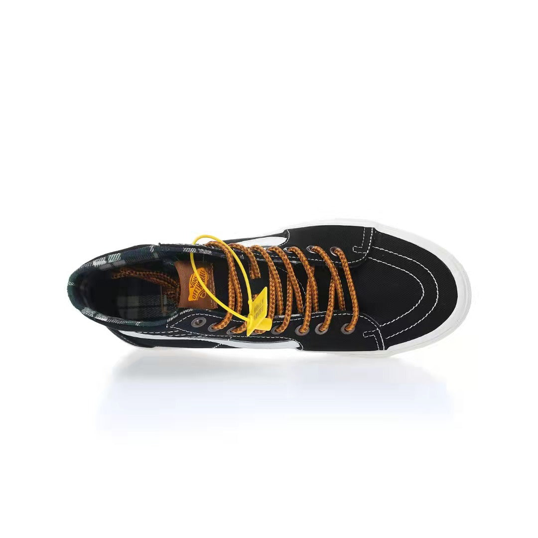 Vans Sk8-Hi Ca Throwback "Black/White/Brown" - Banlieue91 -