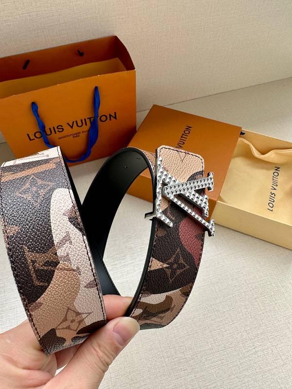 Louis Vuitton LV Initials Reversible Belt 'Brown' - Banlieue91