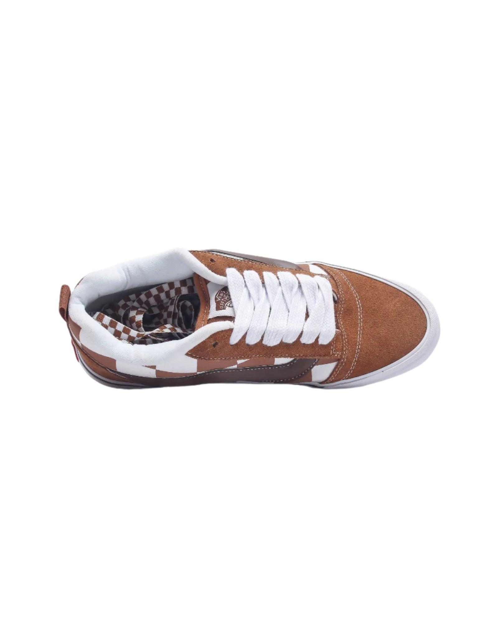 Vans Knu Skool Mega Check Brown 'Brown/White' - Banlieue91