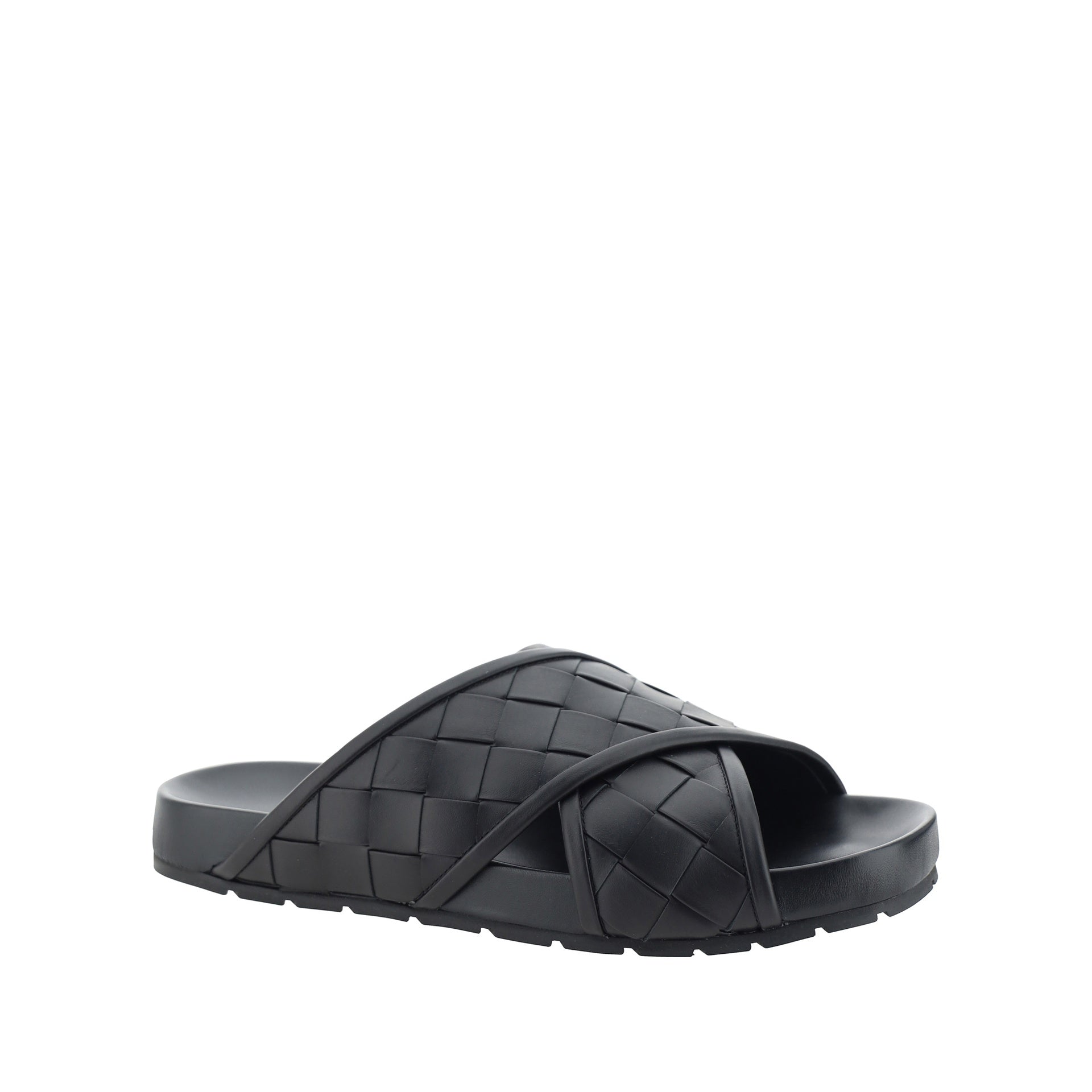 Bottega Veneta Intrecciato Leather Sandals - Banlieue91 -