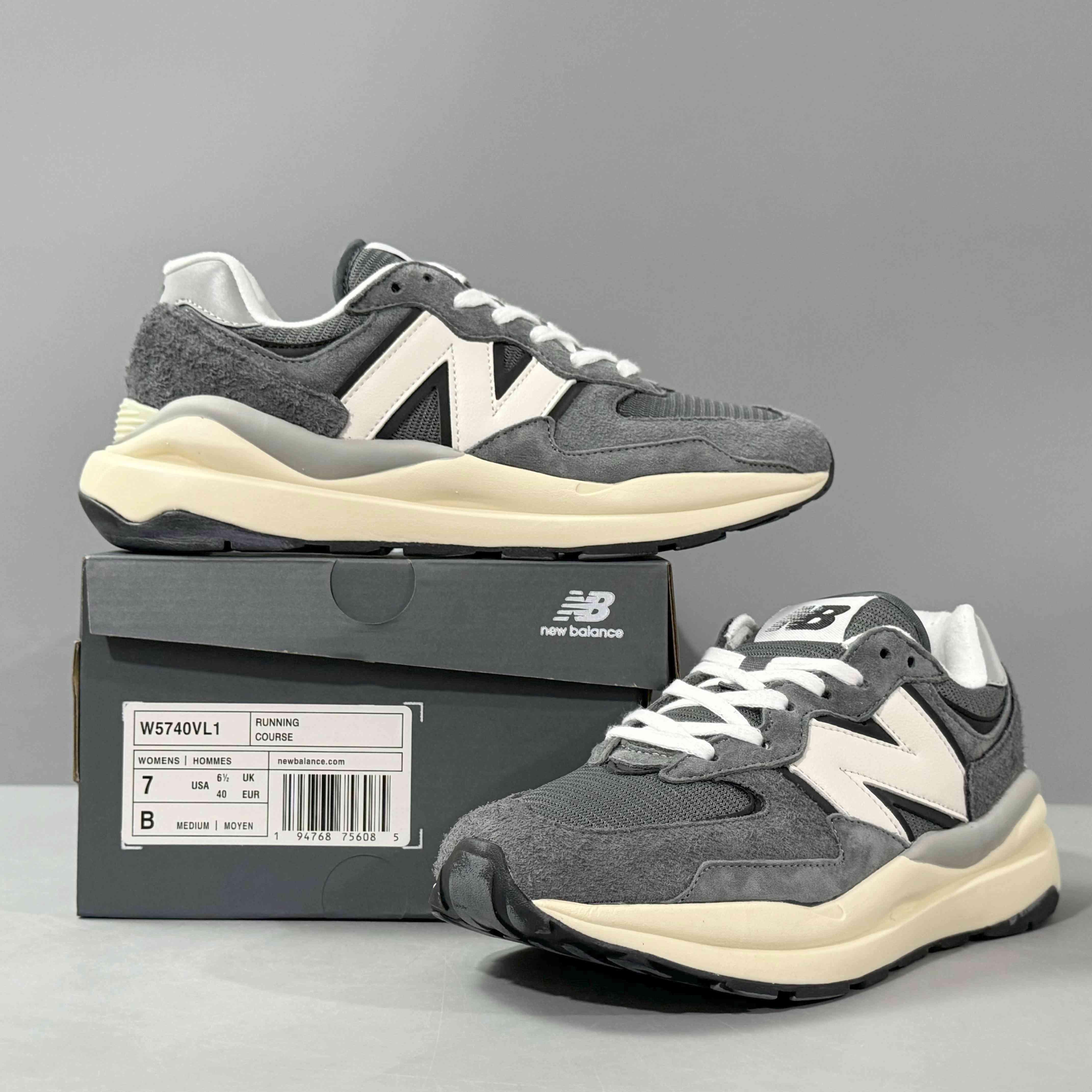 New Balance 57/40 'Vintage Dark Grey White' - Banlieue91