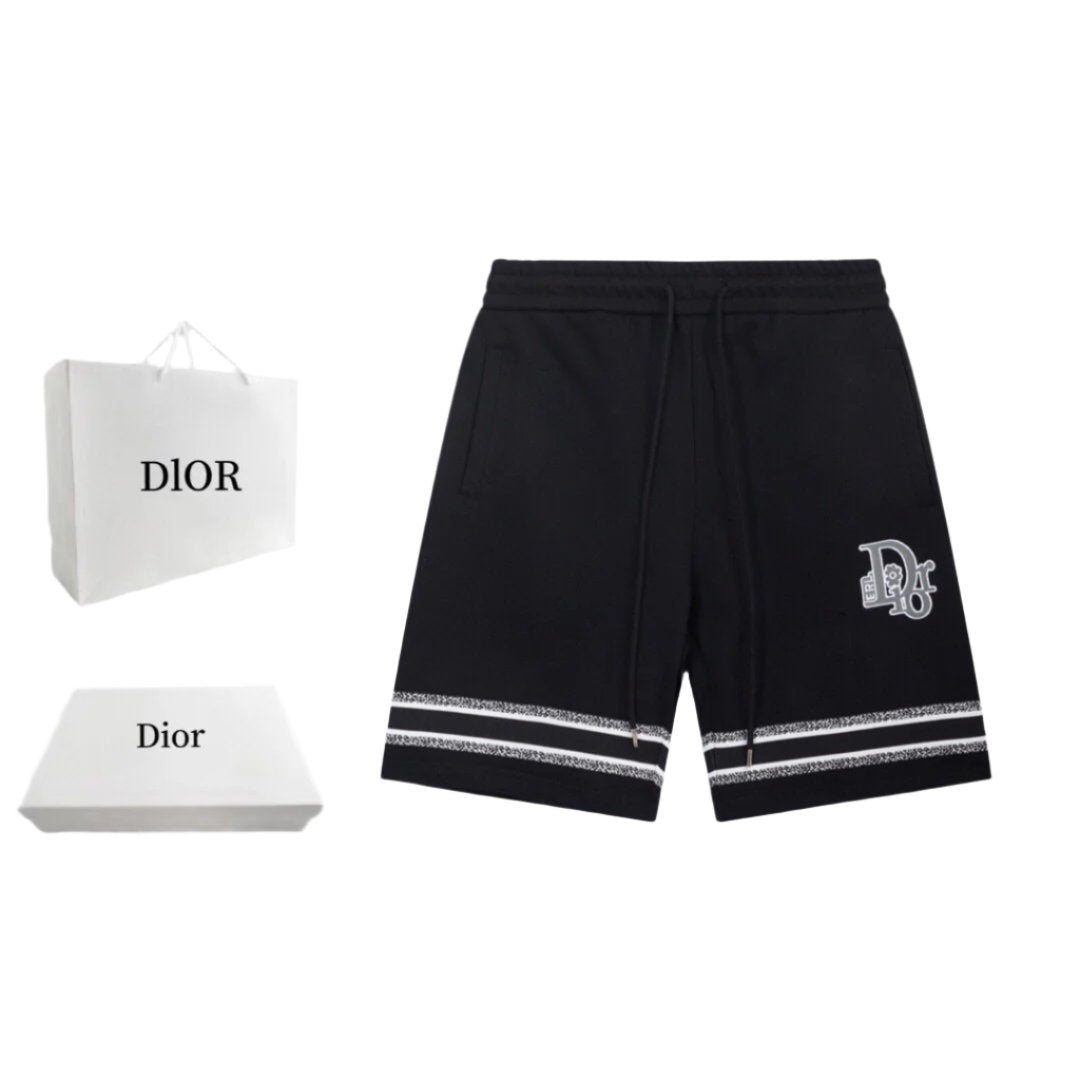 Dior Knit Basketball Shorts 'Black/White' - Banlieue91