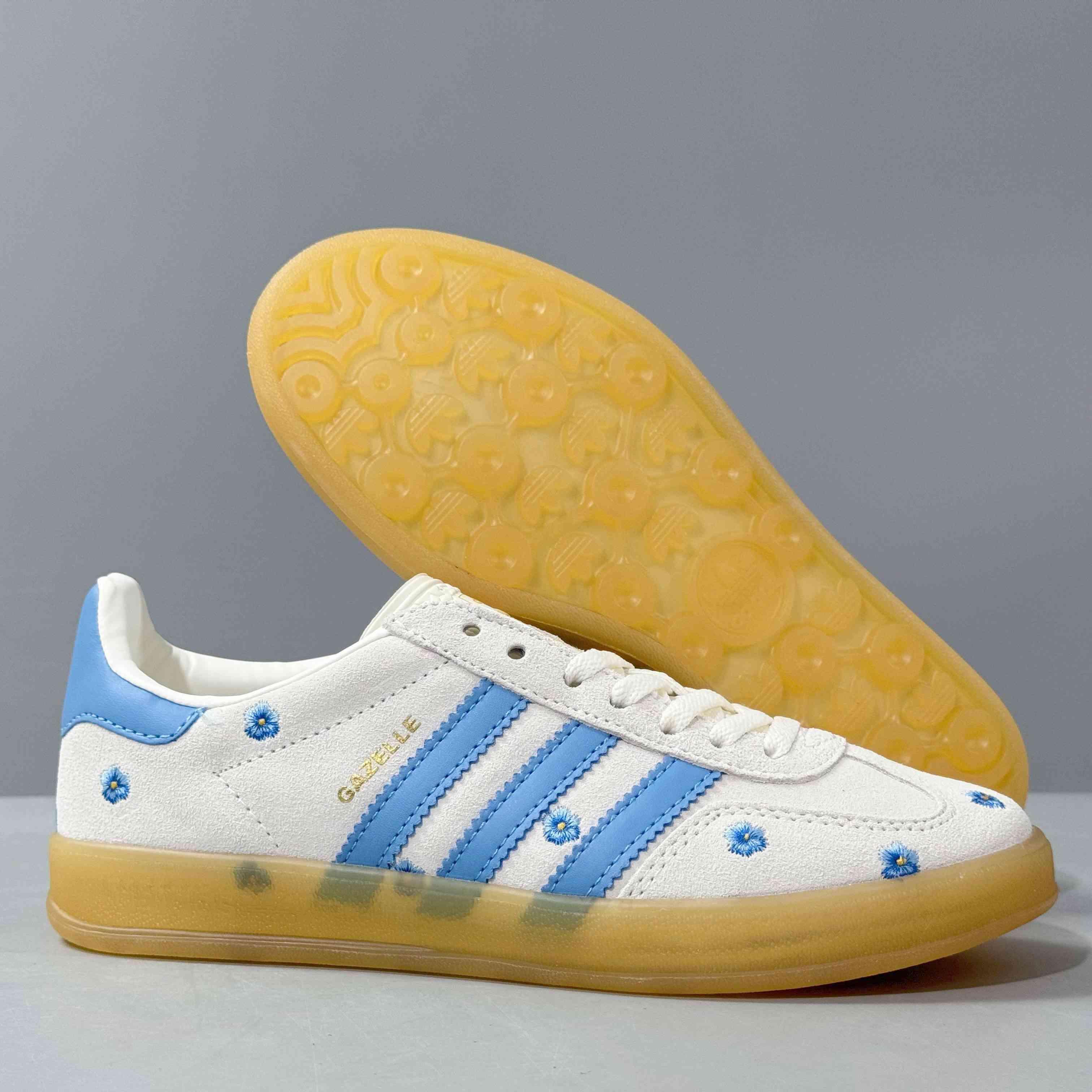 Adidas Originals Gazelle Indoor 'Light Blue Floral' - Banlieue91