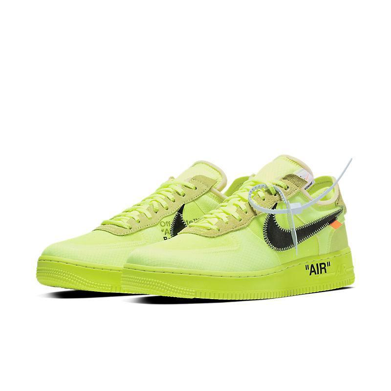 Nike Air Force 1 Low '07 Off-White 'Volt' - Banlieue91