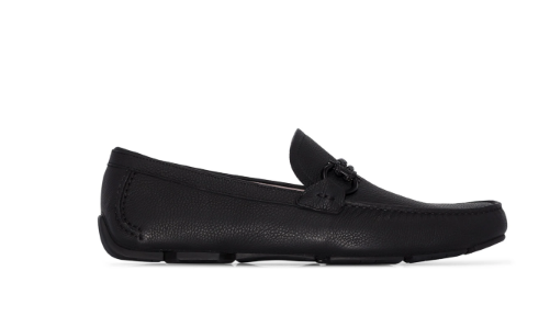 Ferragamo Men's Leather Flats with Rubber Sole - Banlieue91 -