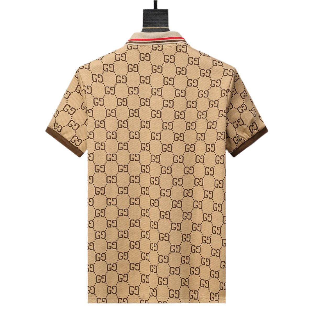 Gucci Brown T-shirt with a collar - Banlieue91