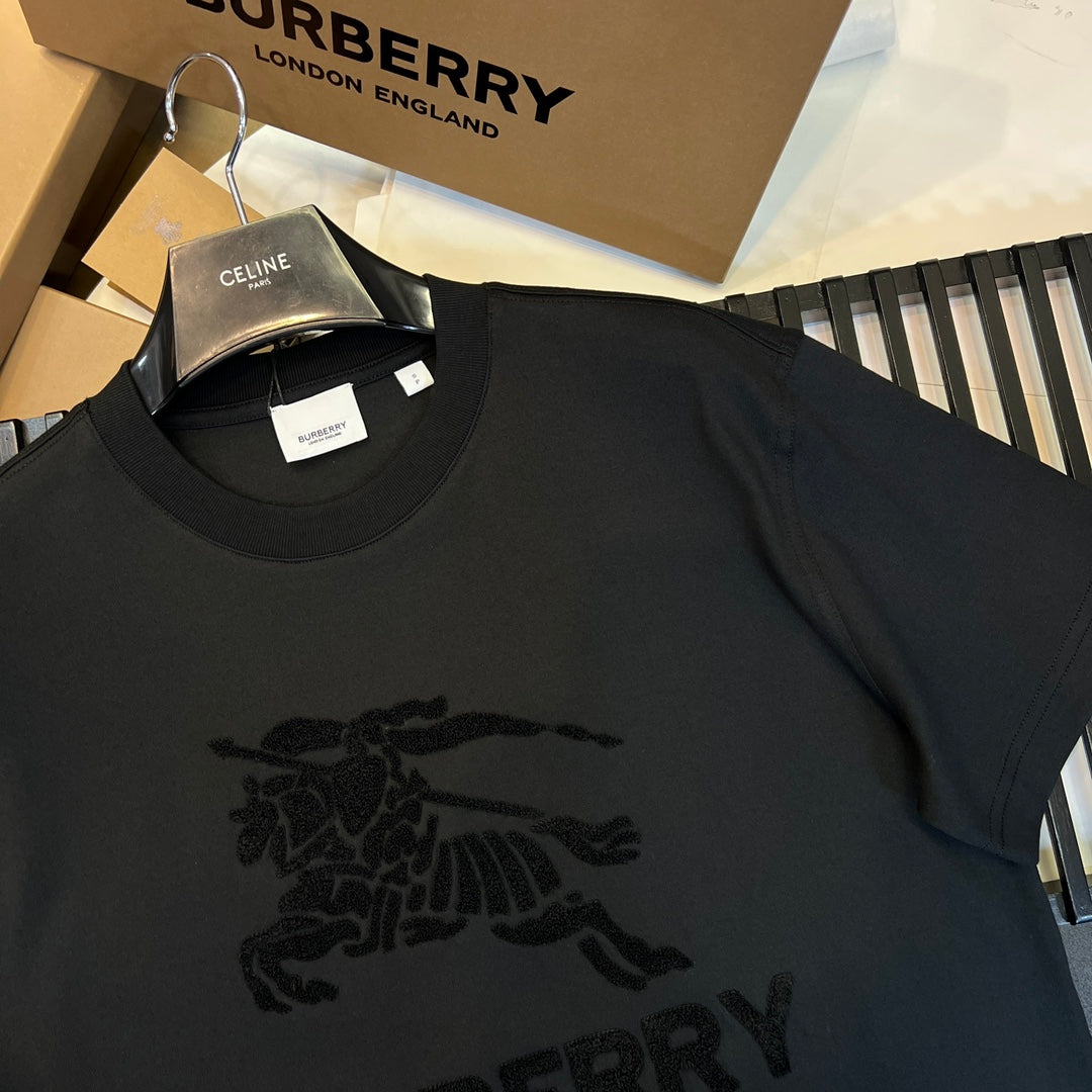 Burberry T-Shirt Without Collar 'Black' - Banlieue91