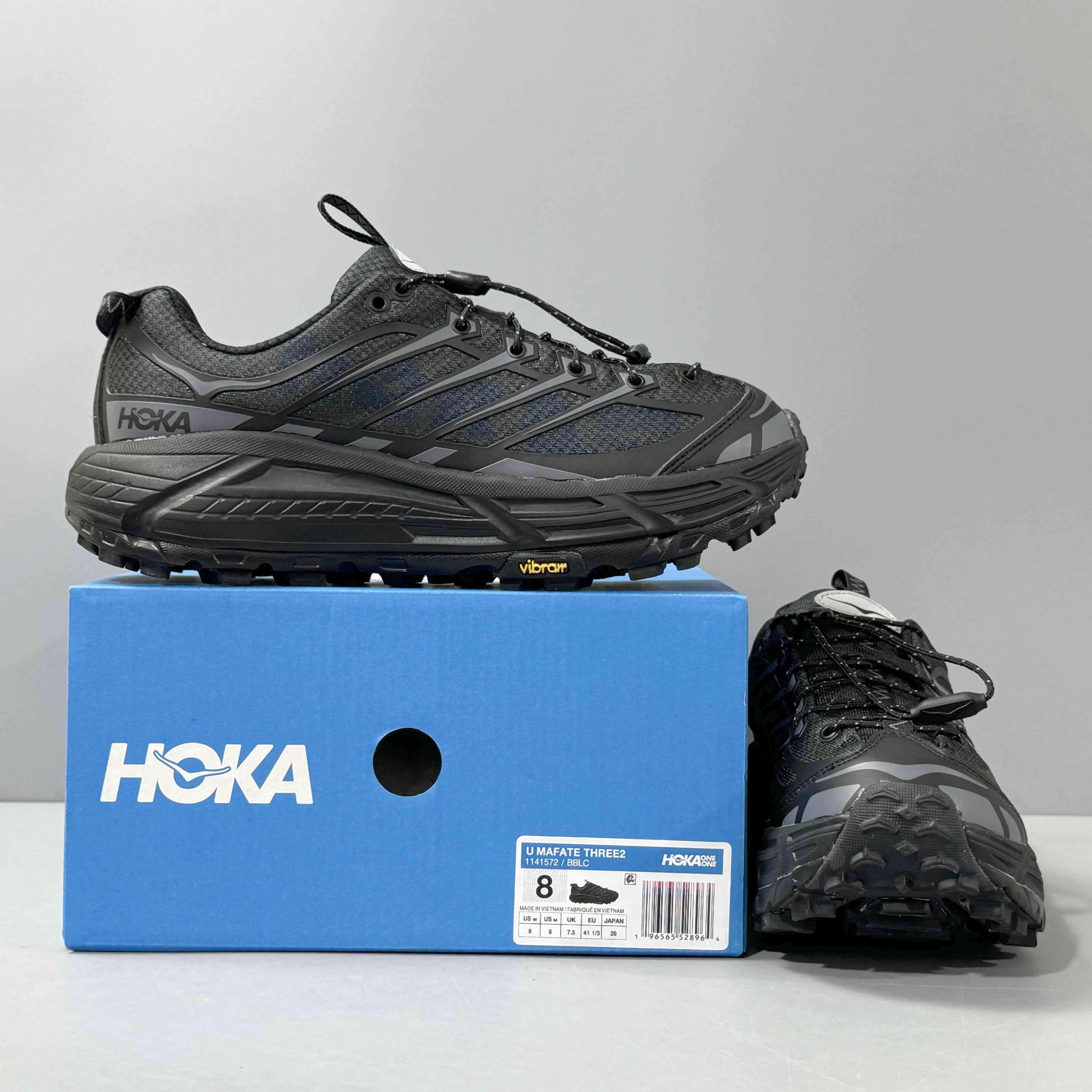 Hoka One One Mafate Three2 'Black' - Banlieue91