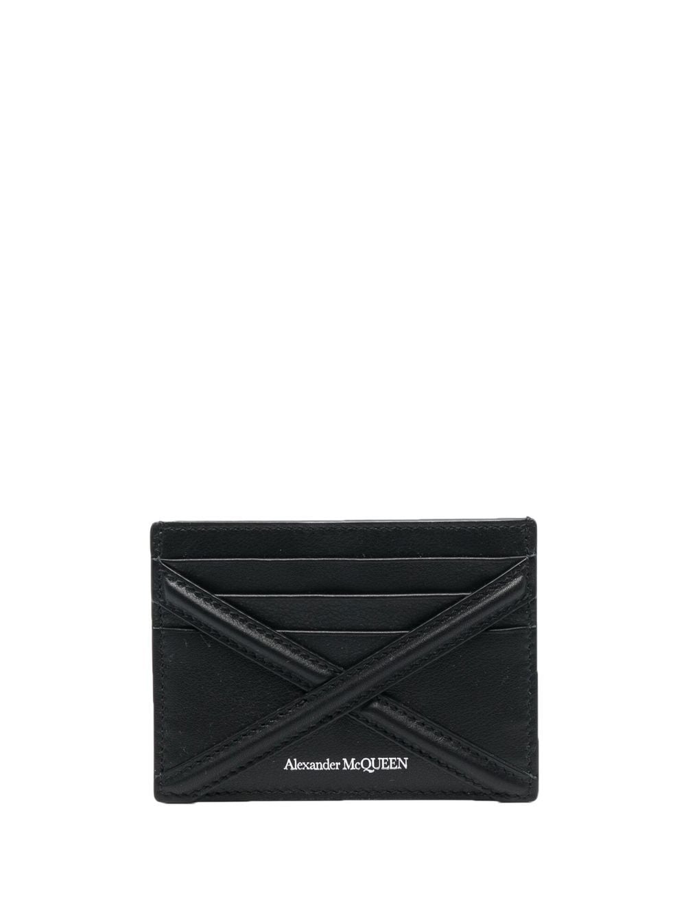 ALEXANDER MCQUEEN Mini Leather Card Holder for Men - Banlieue91 -