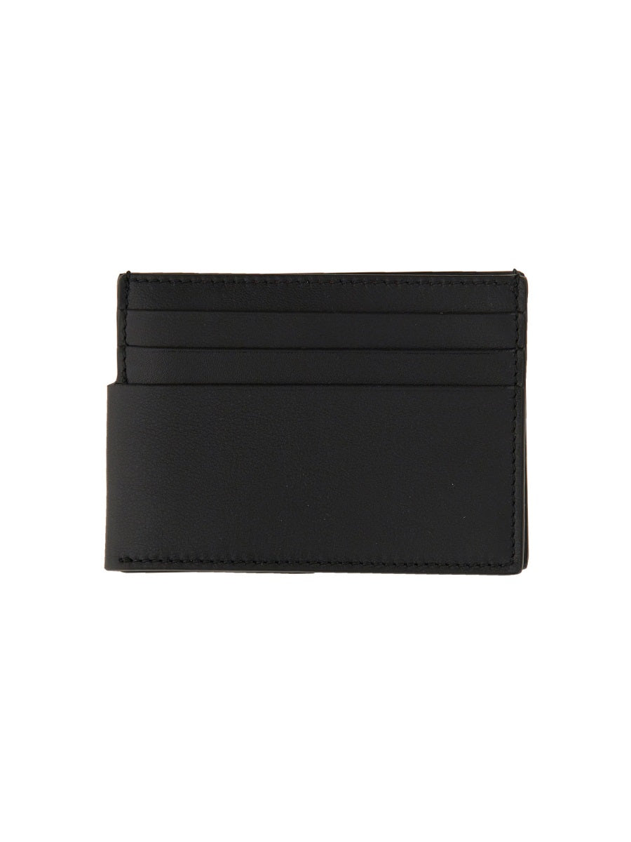 ALEXANDER MCQUEEN Mini Card Holder with Front Logo Print - Banlieue91 -