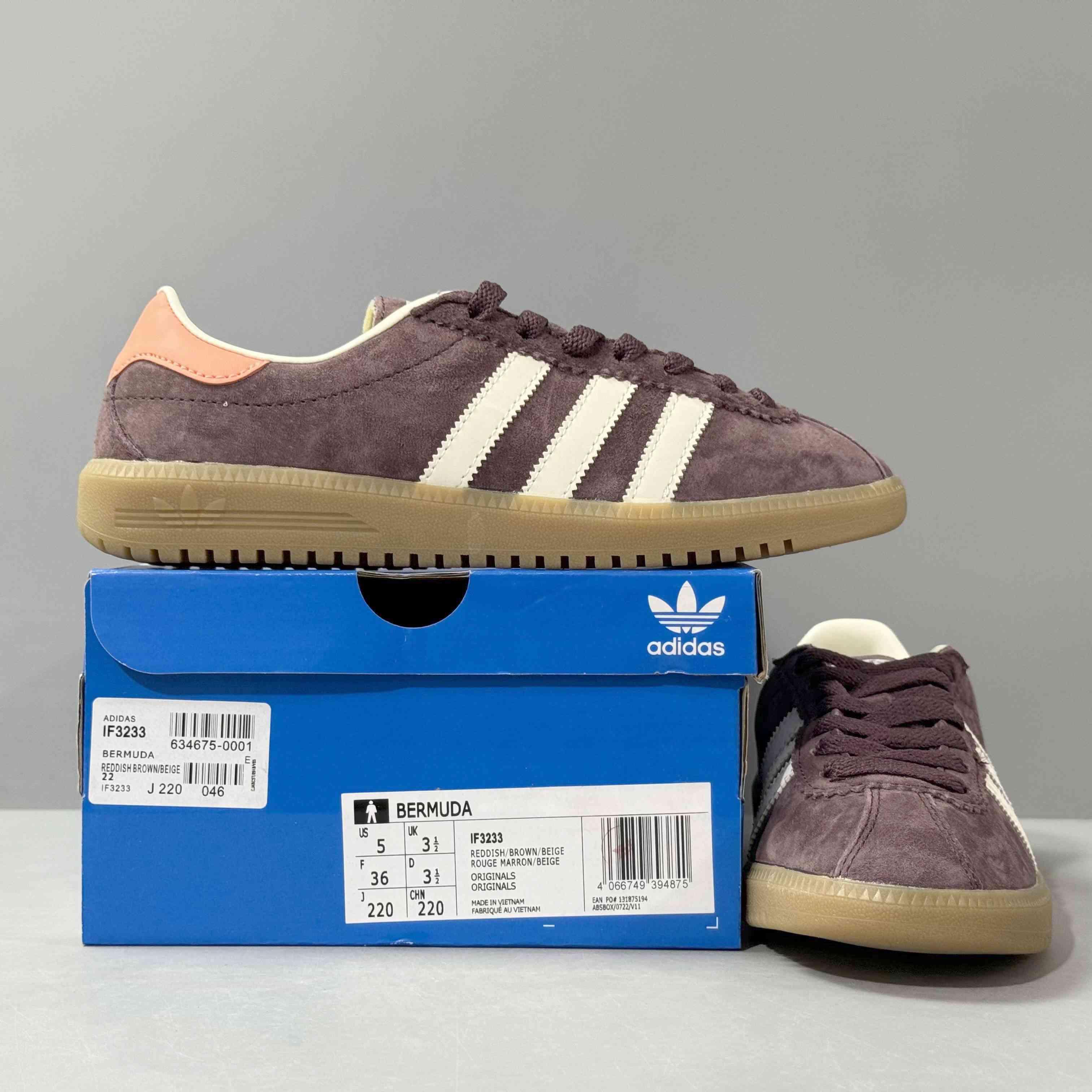 Adidas Originals Bermuda 'Shadow Brown' - Banlieue91