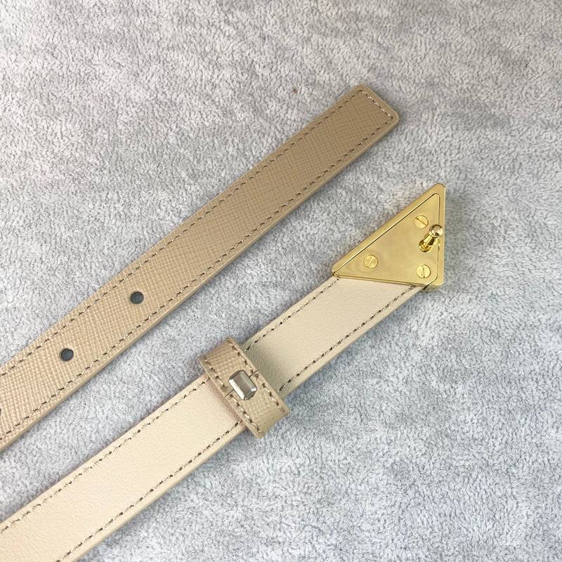 Prada Saffiano leather belt 'Sand Beige' - Banlieue91