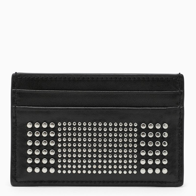 ALEXANDER MCQUEEN Mini Card Holder with Studded Detailing - Banlieue91 -