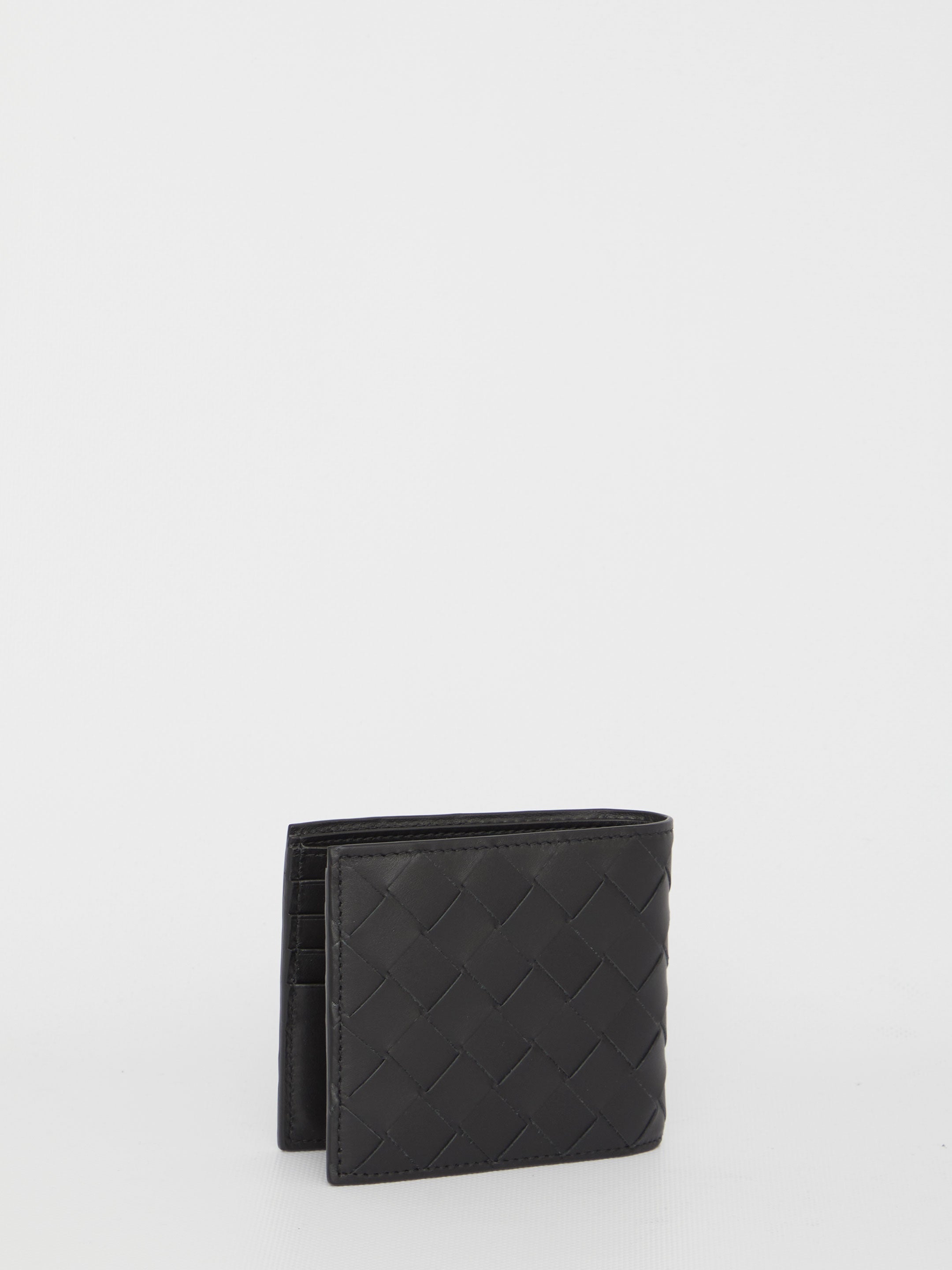 BOTTEGA VENETA Mini Intrecciato Bi-Fold Wallet - Banlieue91 -