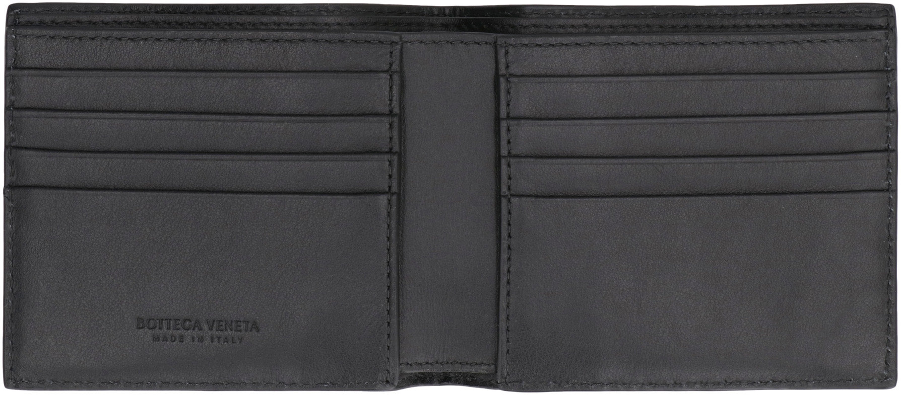 BOTTEGA VENETA Mini Intrecciato Bi-Fold Wallet - Banlieue91 -