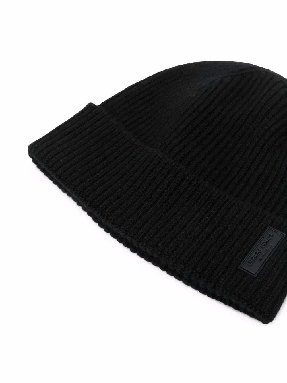 GIORGIO ARMANI Logo Beanie Hat - Banlieue91 -