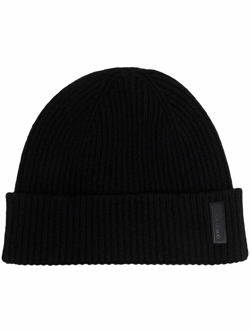 GIORGIO ARMANI Logo Beanie Hat - Banlieue91 -