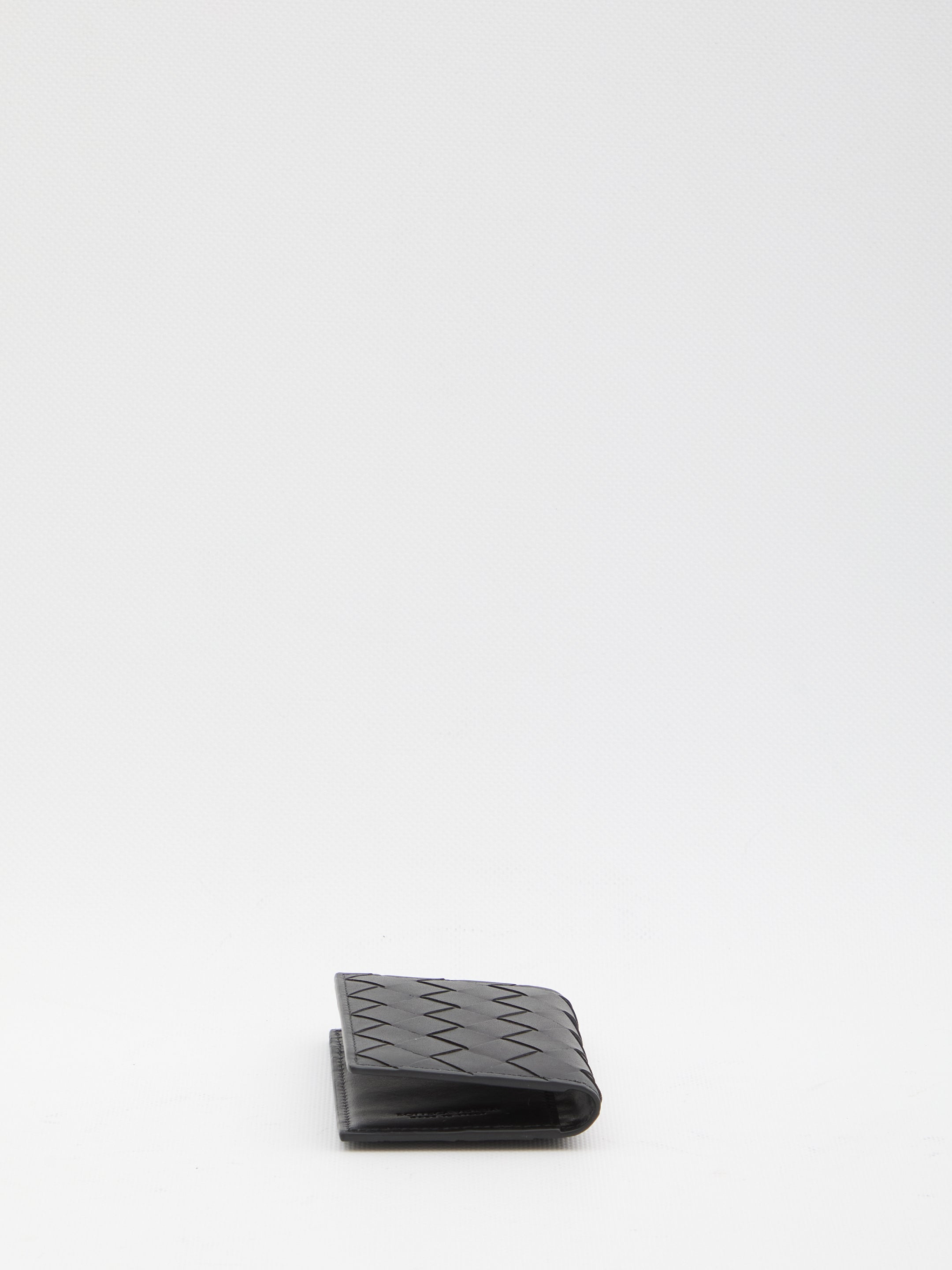 BOTTEGA VENETA Mini Intrecciato Card Holder with Flap - FW25 - Banlieue91 -
