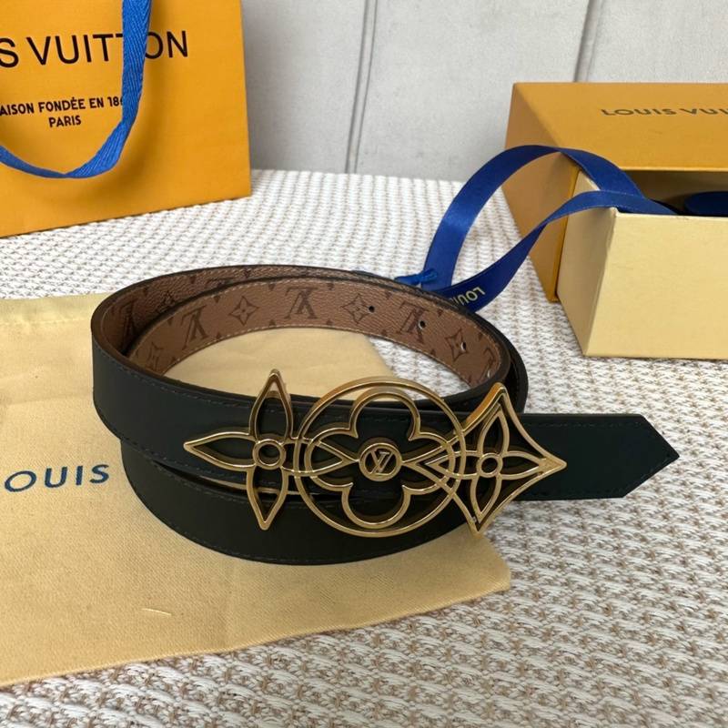 Louis Vuitton Woman Reversible Belt 'Brown/Black' - Banlieue91