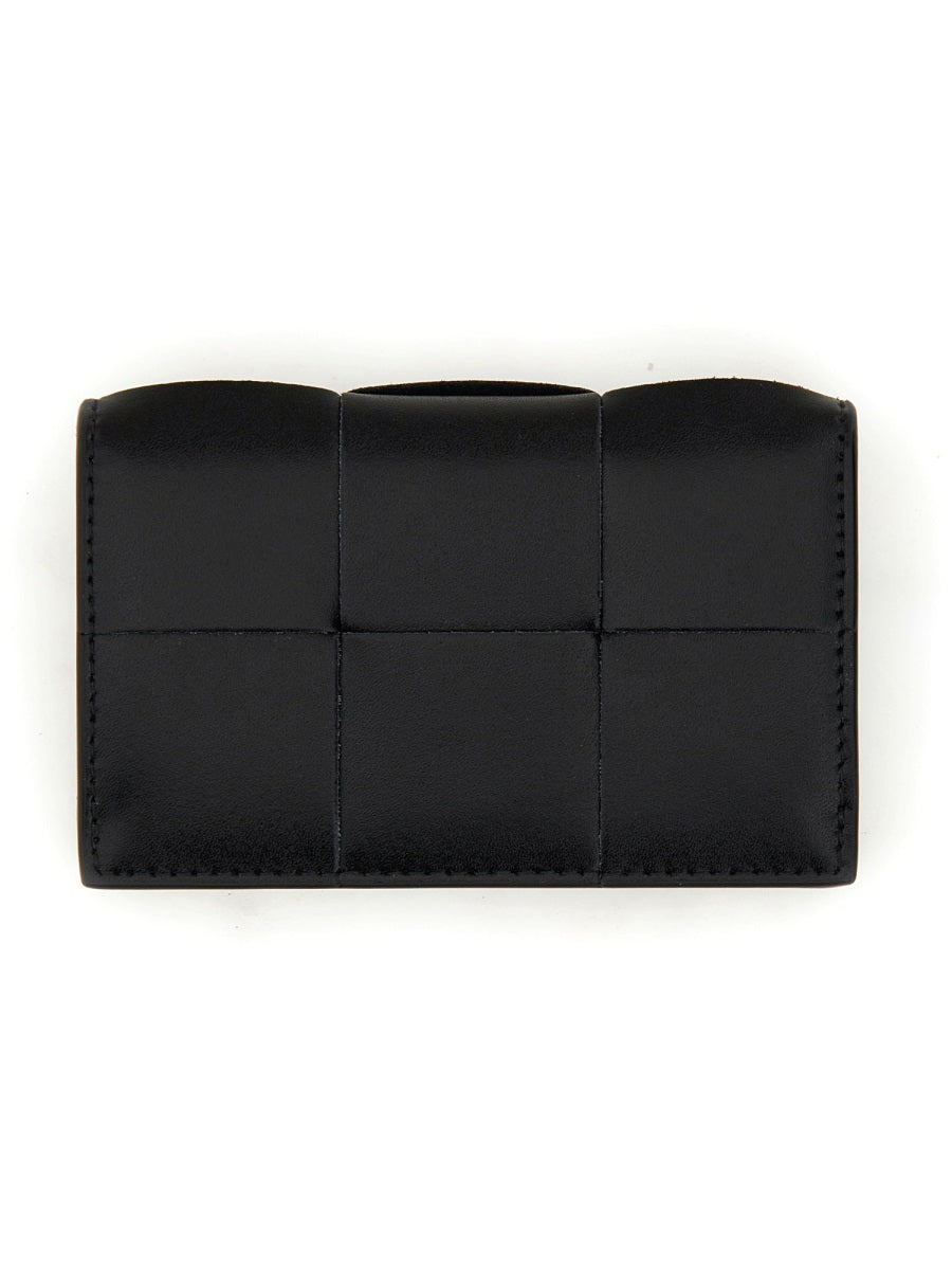 BOTTEGA VENETA Mini Leather Business Card Holder - Banlieue91 -