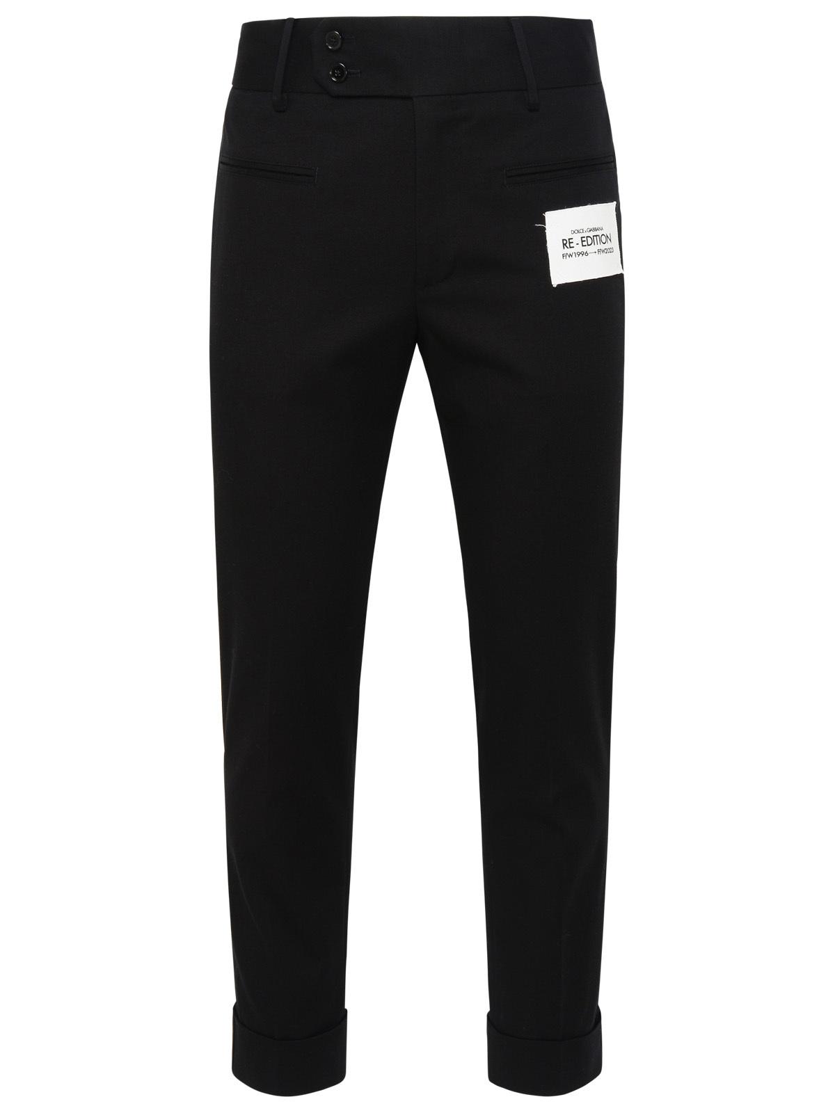 Dolce & Gabbana Black Cotton Pants - Banlieue91 -