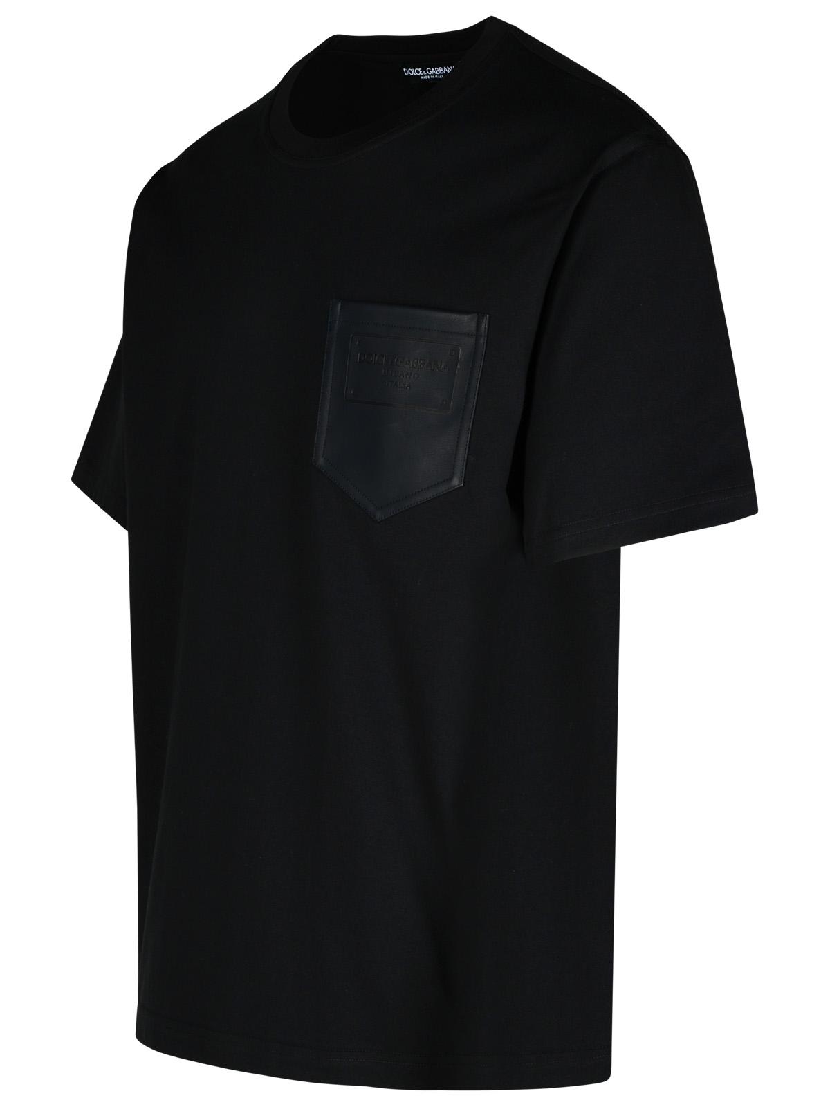 Dolce & Gabbana Black Cotton T Shirt - Banlieue91 -