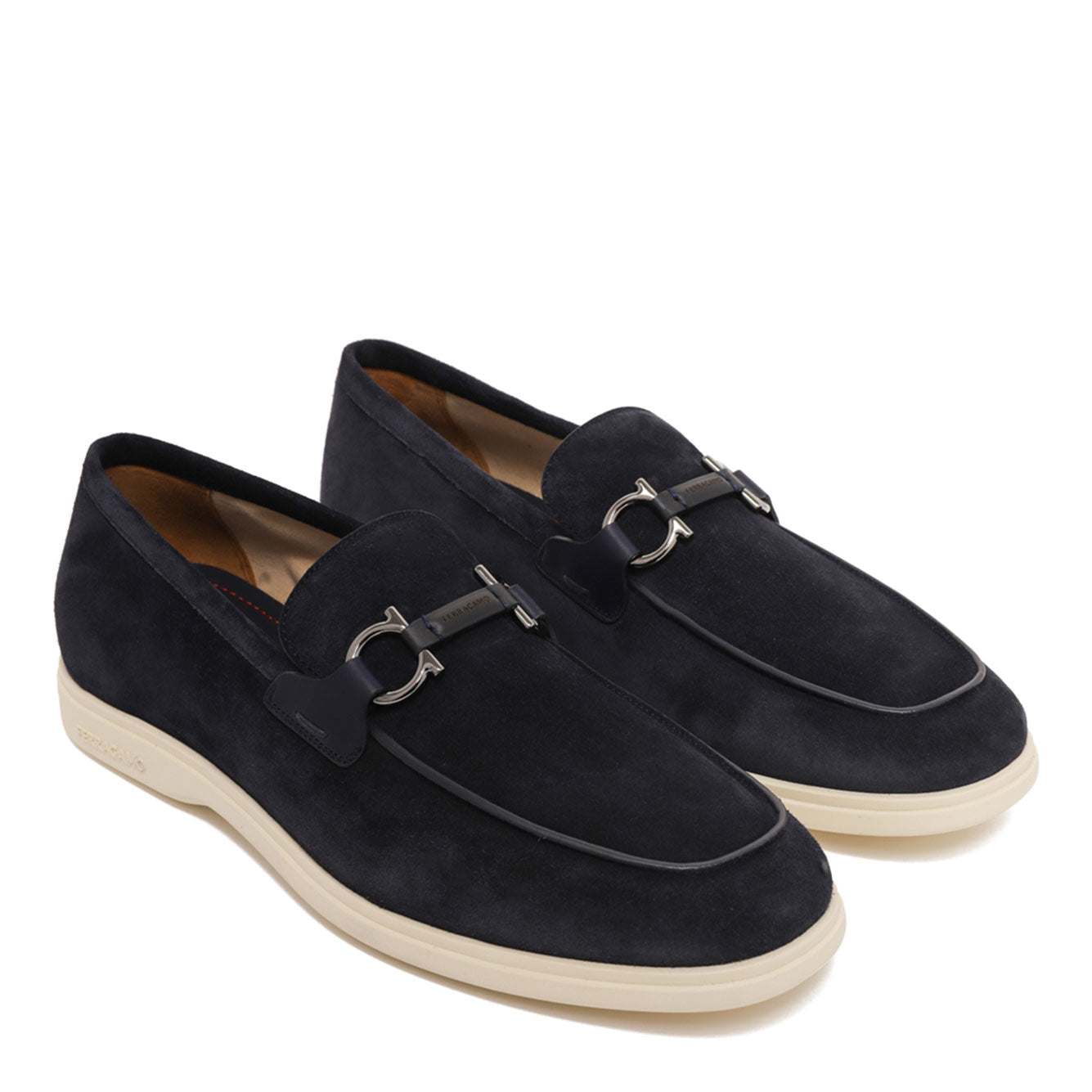 Ferragamo Men's 100% Leather Flat Shoes - Banlieue91 -