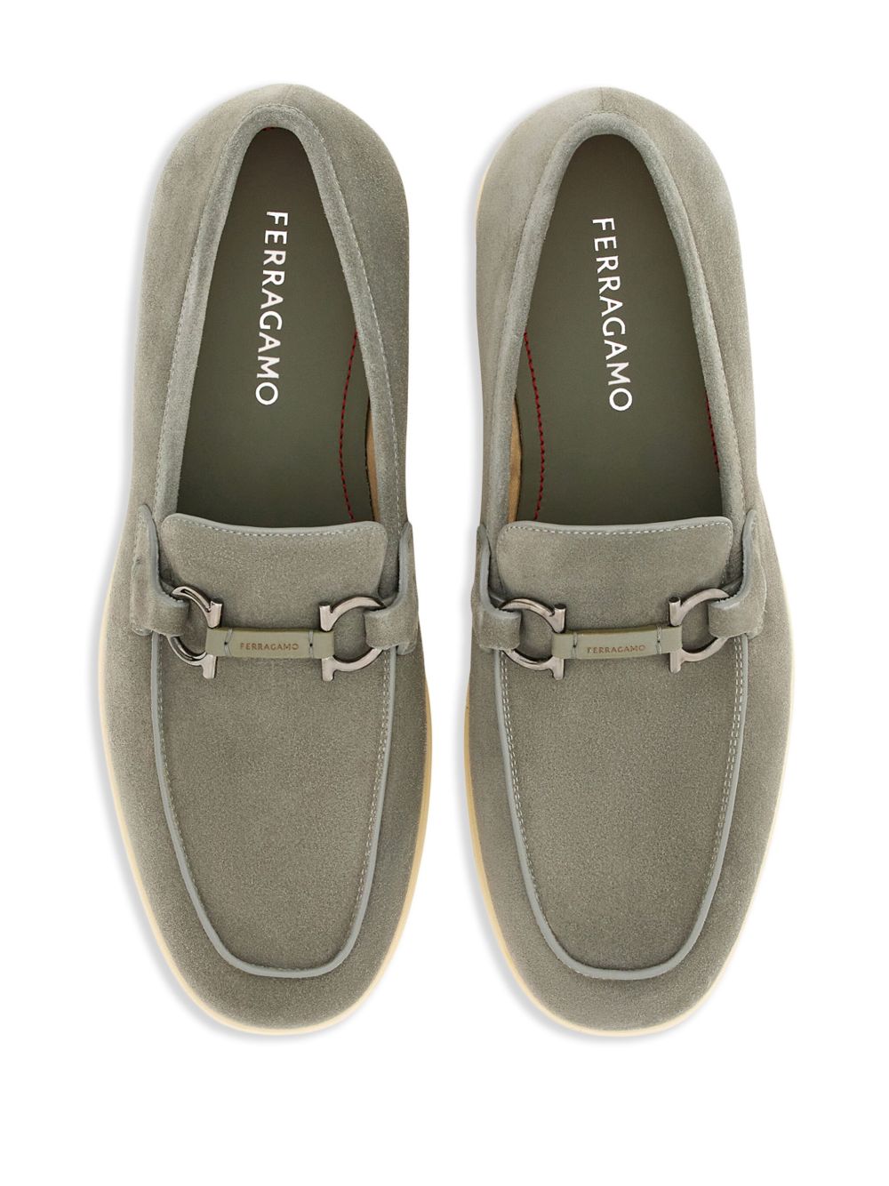 Ferragamo Men's Suede Cosimo Loafers - Banlieue91 -
