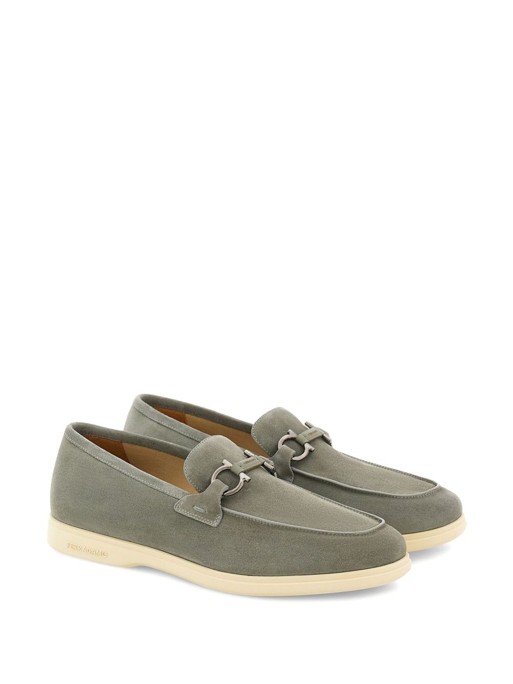 Ferragamo Men's Suede Cosimo Loafers - Banlieue91 -