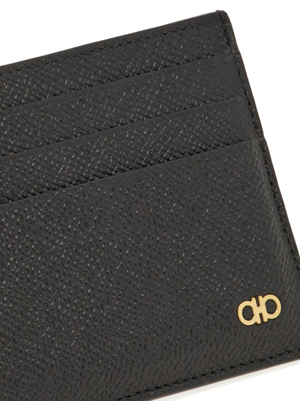 Ferragamo Mini Leather Cardholder with Gancini Hook Plaque - Banlieue91 -