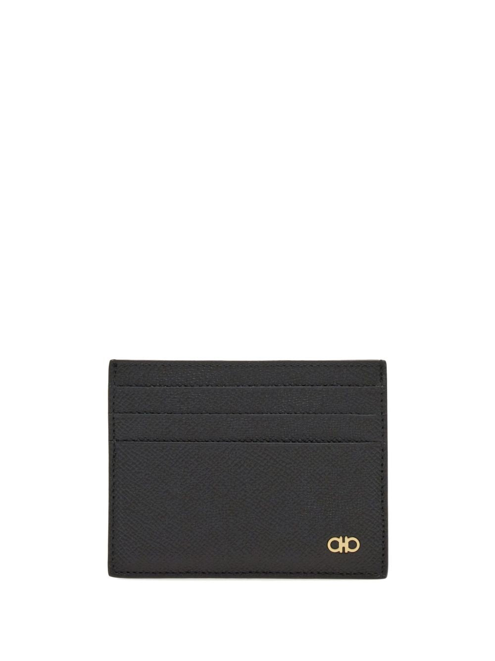Ferragamo Mini Leather Cardholder with Gancini Hook Plaque - Banlieue91 -