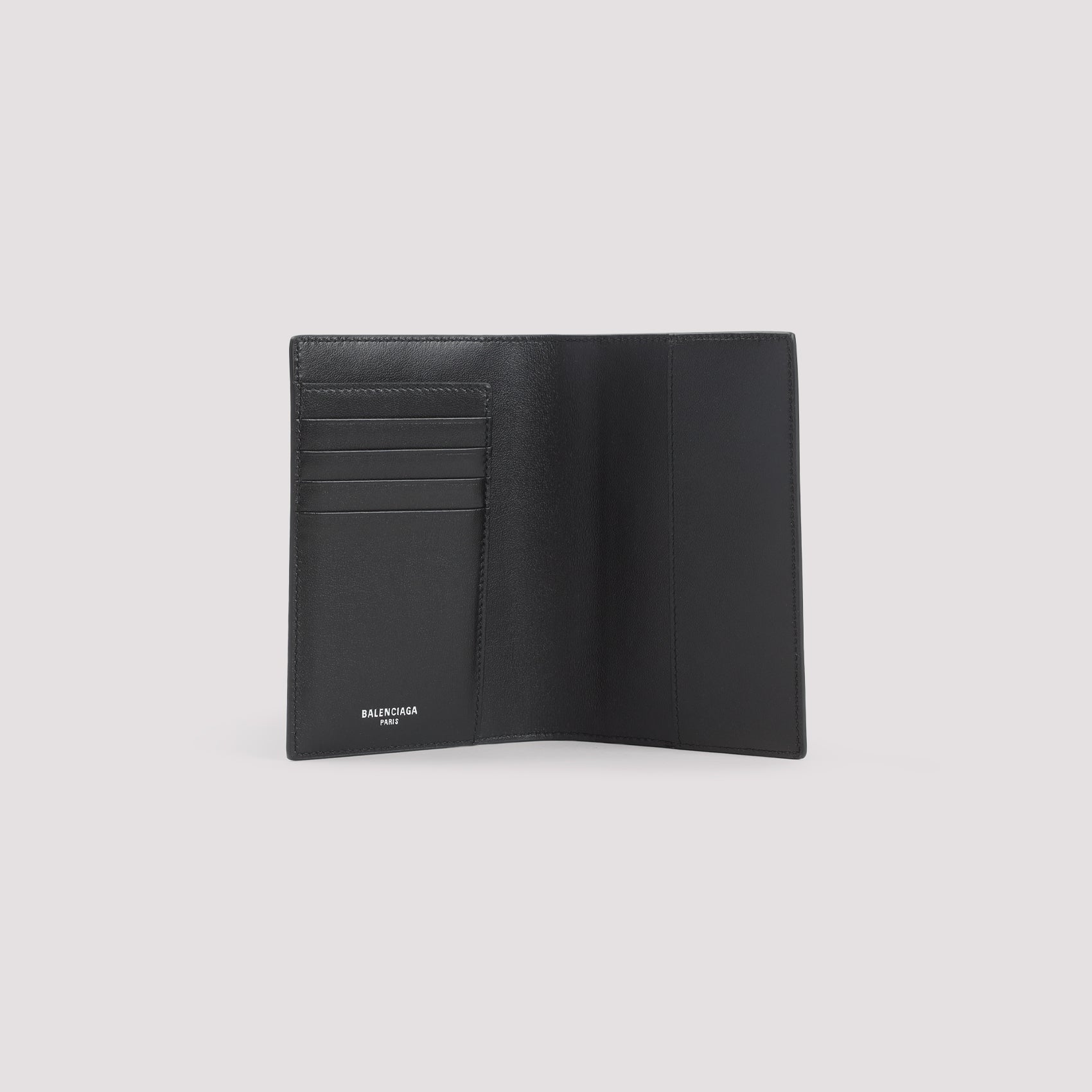 BALENCIAGA Leather Passport Holder with Multicolor Accent - Banlieue91 -