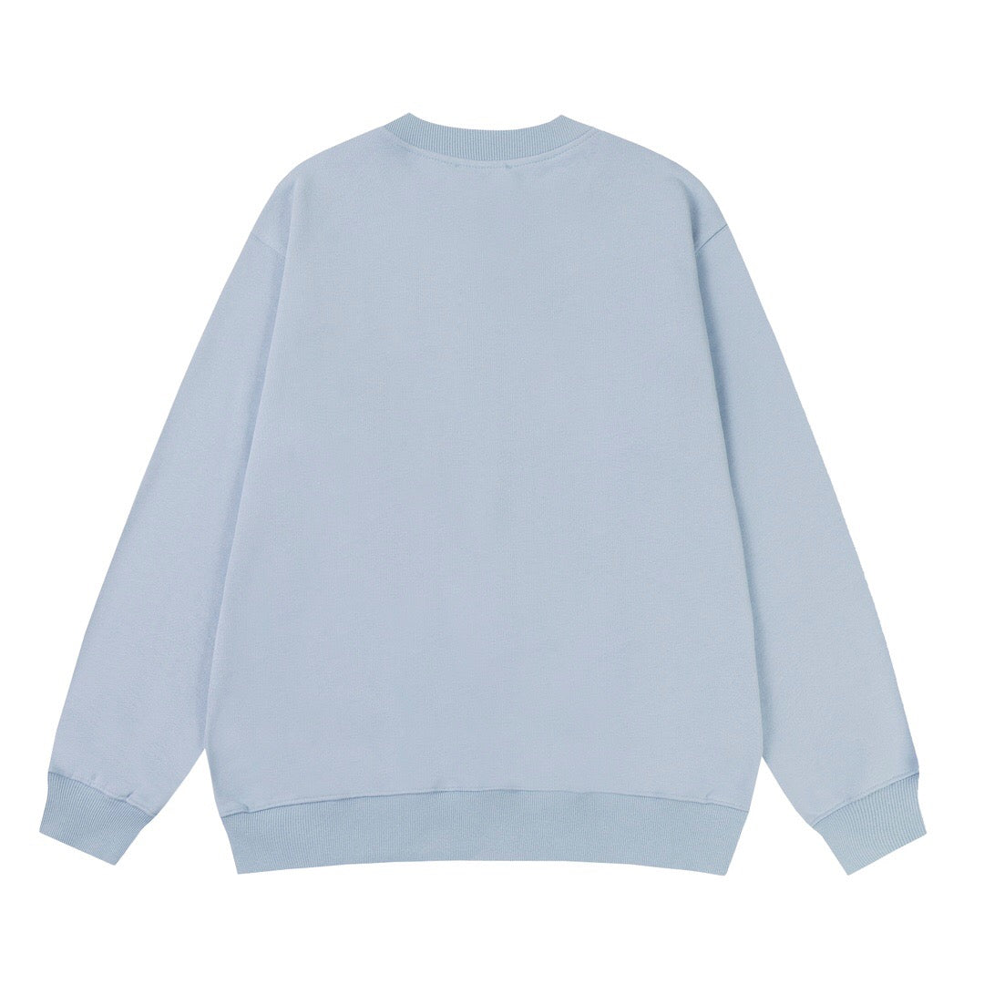 Moncler Logo Patch Sweatshirt 'Blue' - Banlieue91