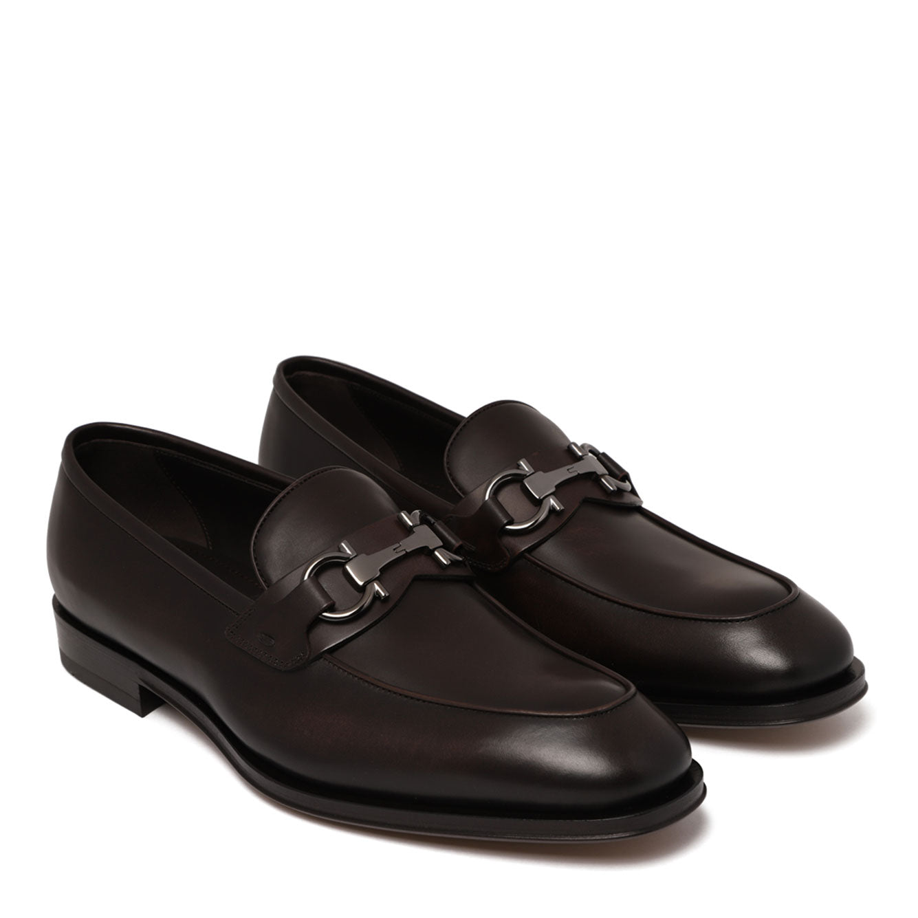Ferragamo Elegant 100% Leather Flat Shoes for Men - Banlieue91 -