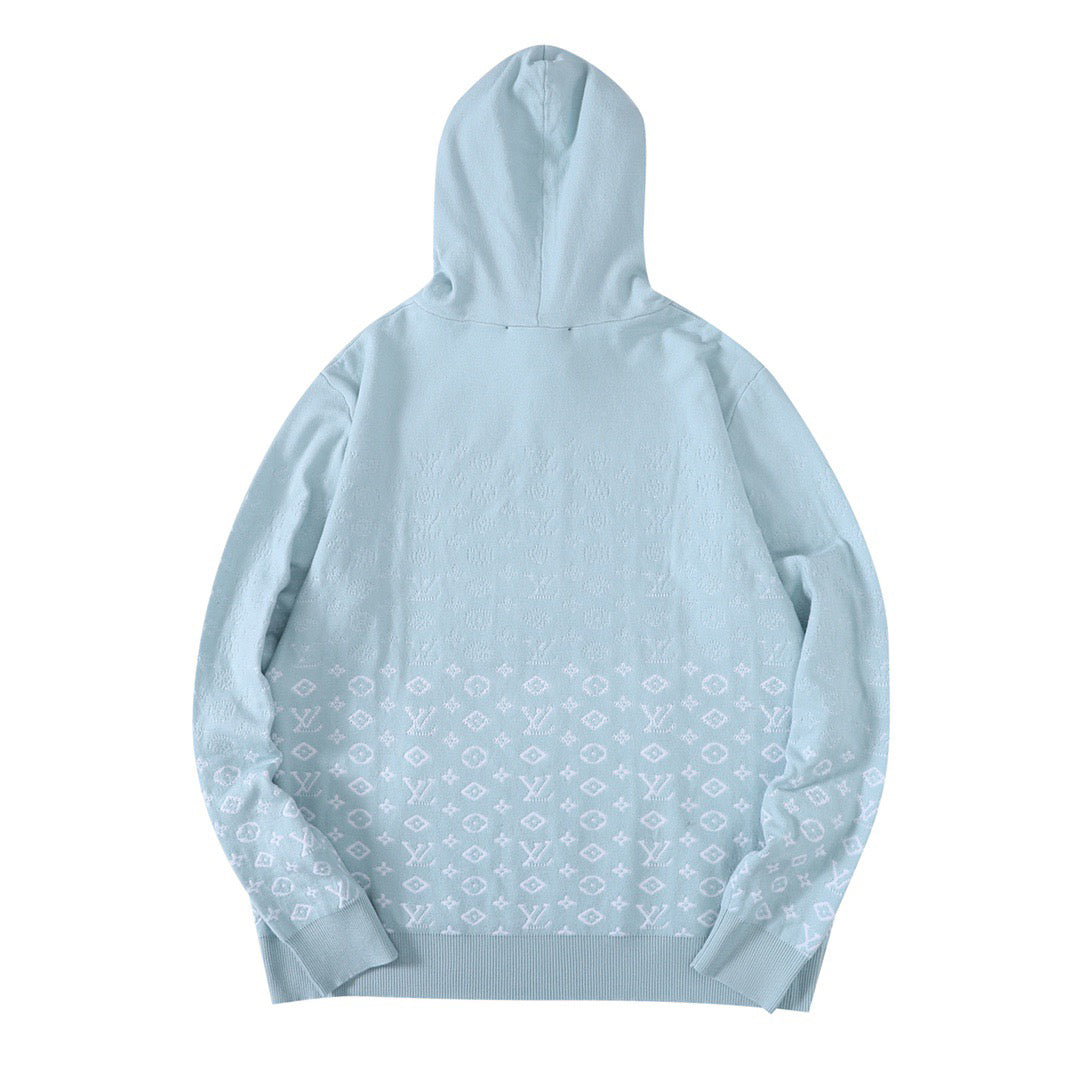 Louis Vuitton Sky Blue Monogram Hoodie - Banlieue91