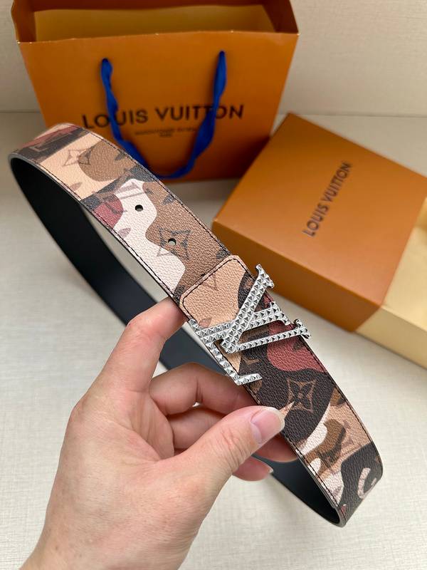 Louis Vuitton LV Initials Reversible Belt 'Brown' - Banlieue91