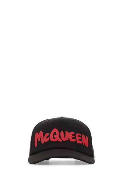 ALEXANDER MCQUEEN Graffiti Cotton Baseball Cap for Men - Banlieue91 -