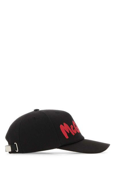 ALEXANDER MCQUEEN Graffiti Cotton Baseball Cap for Men - Banlieue91 -