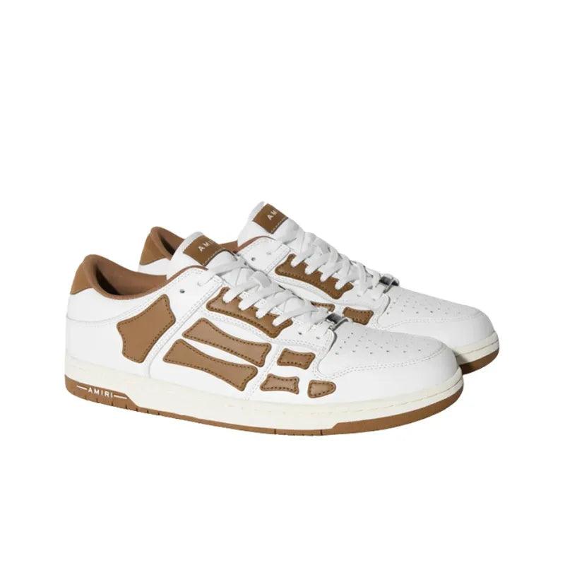 AMIRI Skel Top Low 'White Brown'