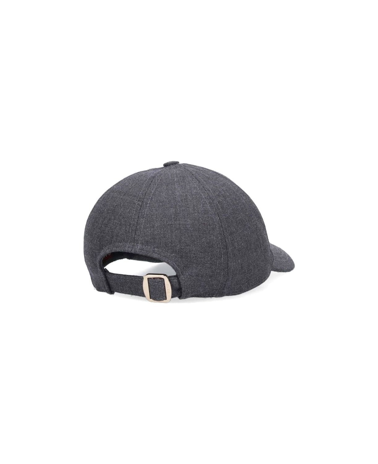 GUCCI Classic Wool Baseball Hat with Web Band - Banlieue91 -