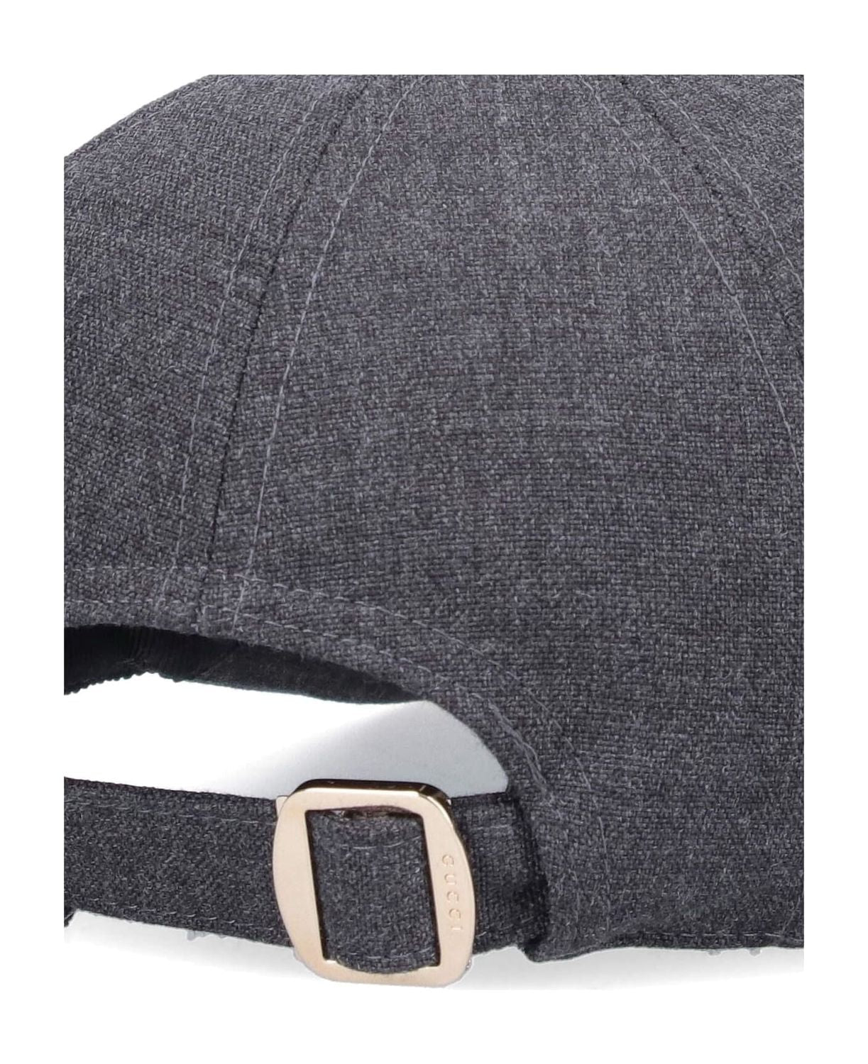 GUCCI Classic Wool Baseball Hat with Web Band - Banlieue91 -