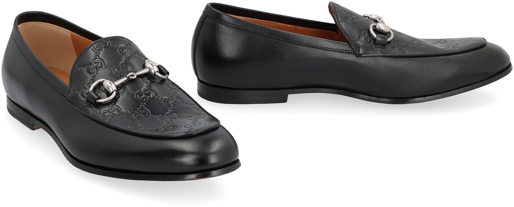GUCCI Men's Classic Leather Loafers with Metal Bit - Banlieue91 -