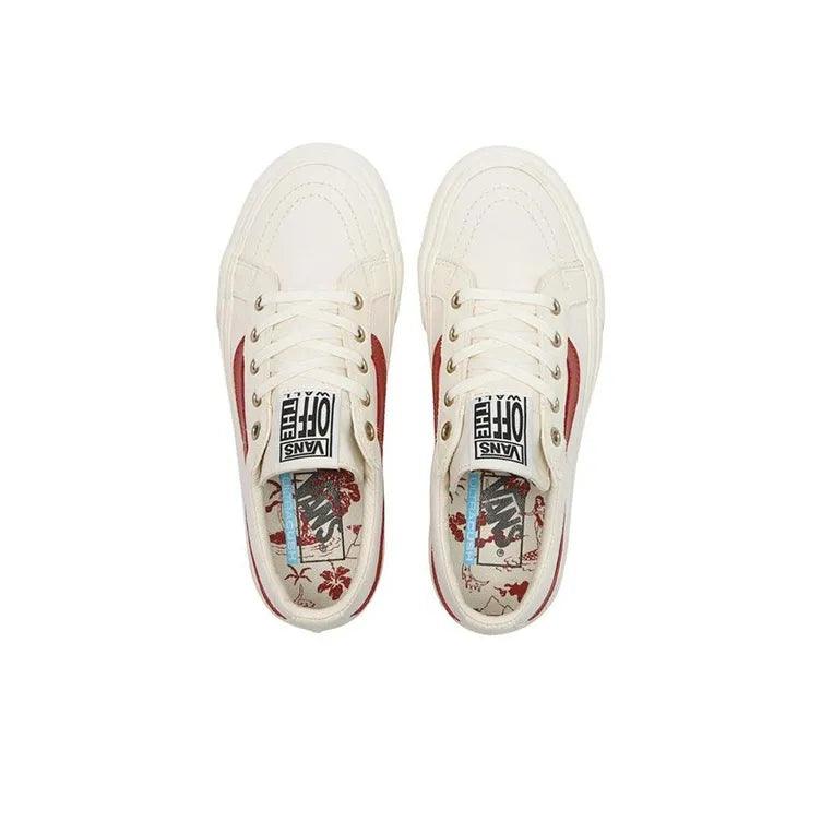 Vans SK8-Low 'White Red' - Banlieue91 -