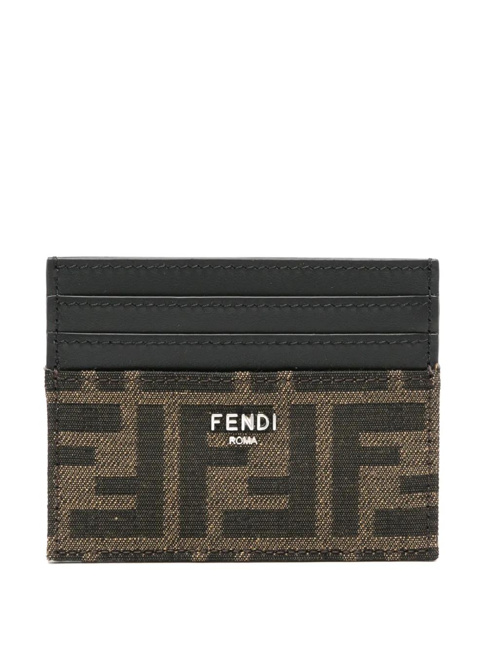 FENDI Mini Jacquard Card Holder - FW25 - Banlieue91 -